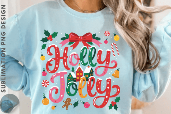 Download Brushstroke Holly Jolly Coquette PNG Des - Premium Resources