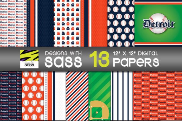 Download Detroit Baseball Paper Patterns JPG - Jpg Collection