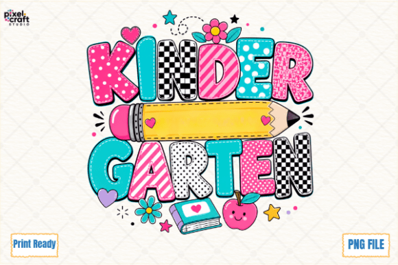 Download Cute Kindergarten Pencil Doodle PNG - Art Collection