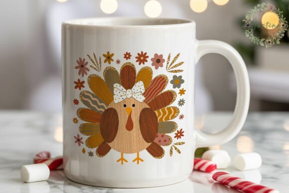 Download Cute Turkey Fall Flowers PNG Clipart - Art Collection