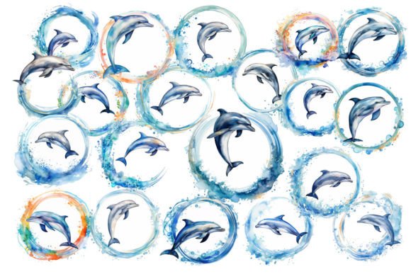 Download Dazzling Dolphin Clipart Sublimation PNG - Art Collection
