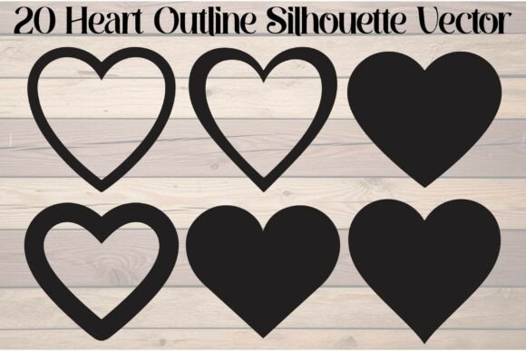 Download Heart Outline Silhouette - Art Collection