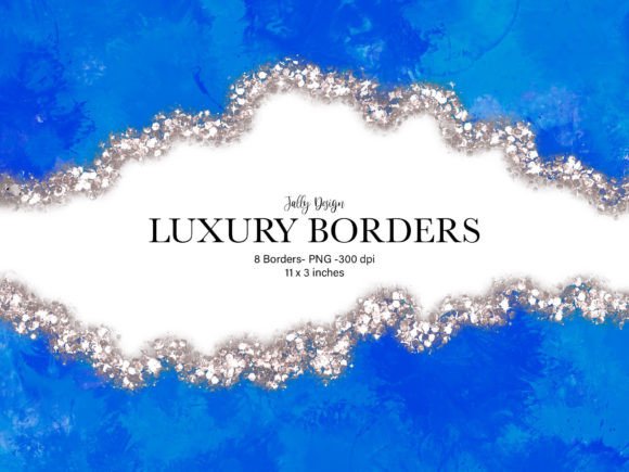 Download Blue and Silver Winter Border Clip Art - Art Collection