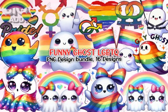Download Funny Ghost LGBTQ Clipart PNG - Art Collection