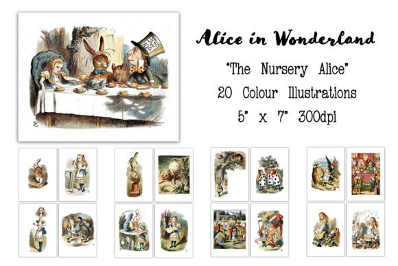 Download Alice in Wonderland Mad Hatter Tea Party - Art Collection