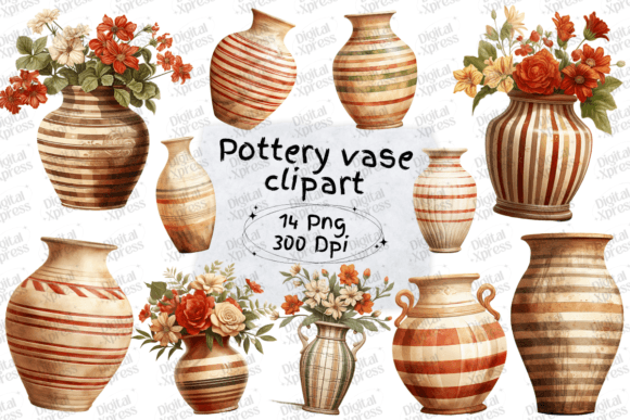 Download Pottery Vase Clipart - Art Collection