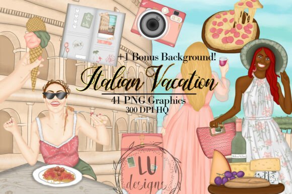Download Italy Vacation Clipart, Italian Summer - Art Collection