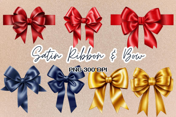 Download Satin Ribbon and Bow Clipart PNG - Art Collection