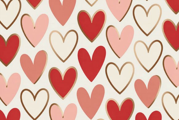 Download Valentine Hearts Pattern Design - Art Collection