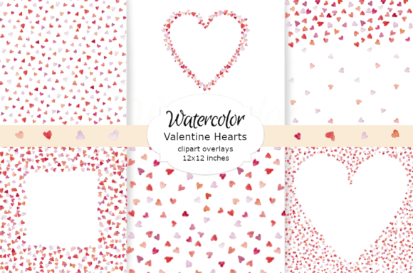 Download Watercolor 12x12 Inches Valentines Heart - Art Collection