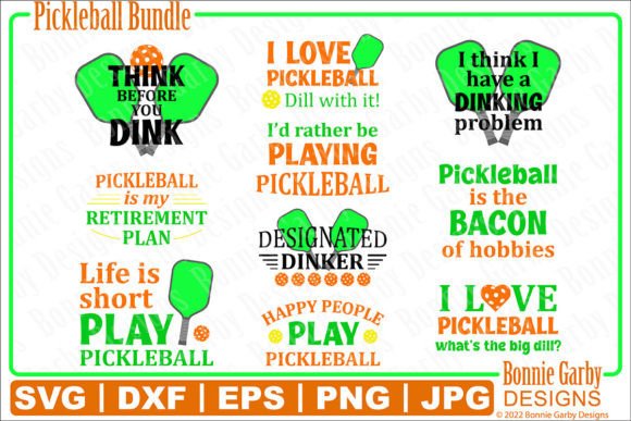 Download Pickleball SVG Bundle - Clip Art - Art Collection