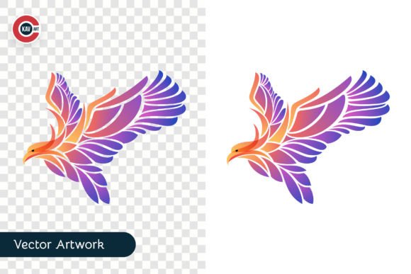 Download Abstract Flying Eagle Vector Artwork - Art Collection